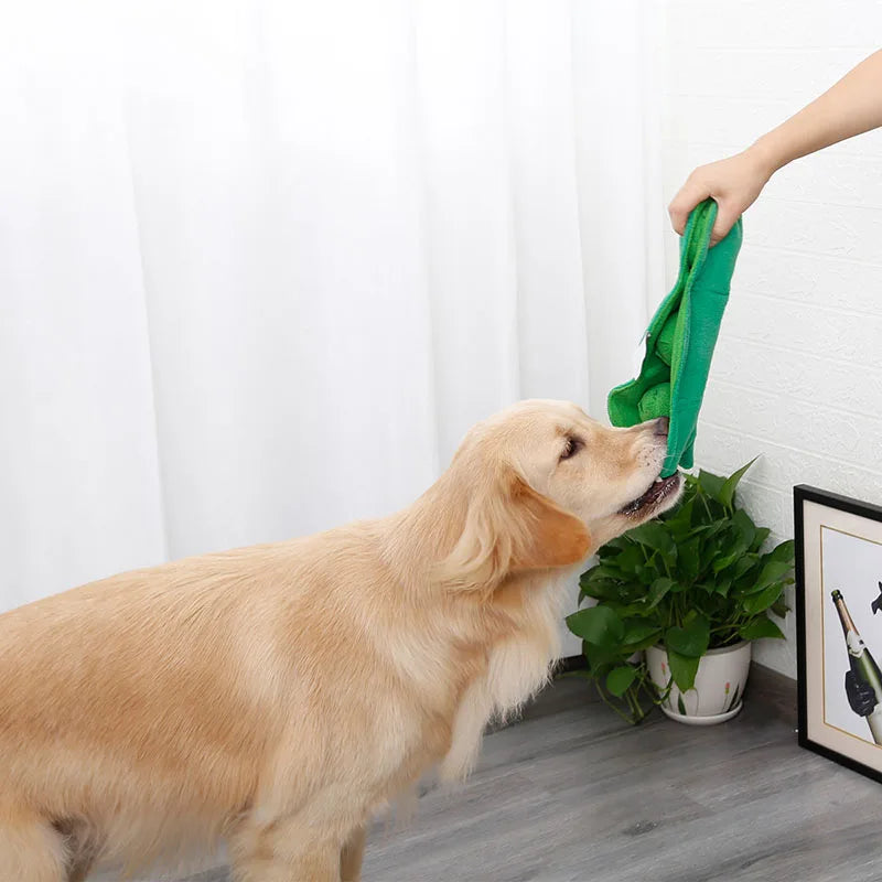 π§ πΆ Squeaky Snuffle Dog Toy β Plush IQ Puzzle Ball & Treat Dispenser for Interactive Play & Stress Relief πΎπ