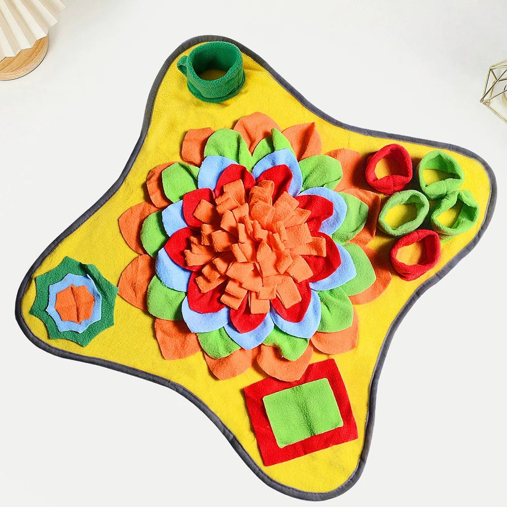 Dog Snuffle Mat for Training & Stress Relief β Interactive Feeding Pad for All Breeds & Puppies