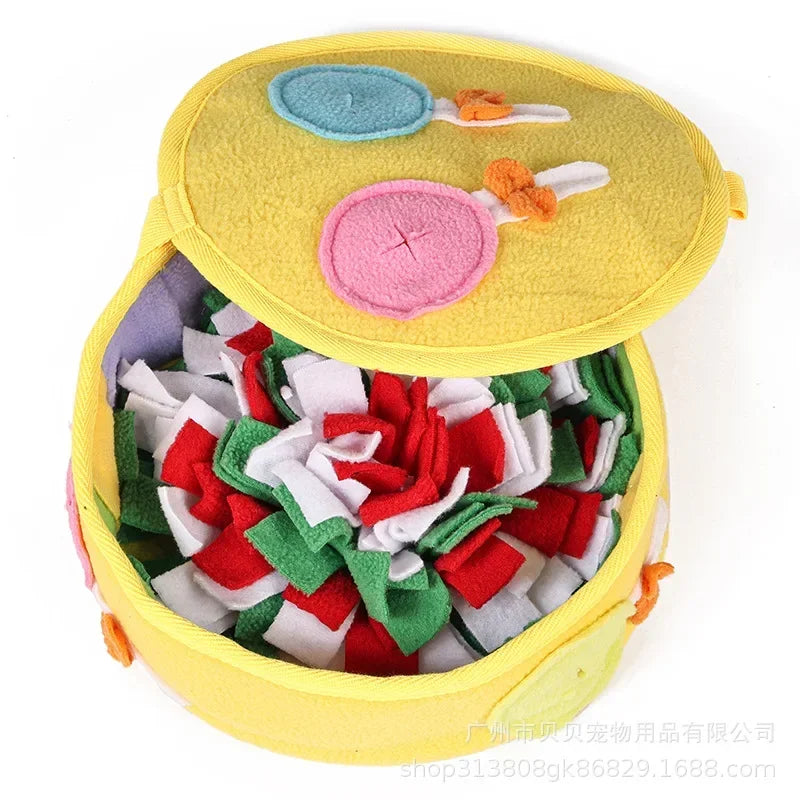π Dog Snuffle Mat Box Toy β Slow Feeder Puzzle for Training, Stress Relief & Christmas Gifting ππΆ