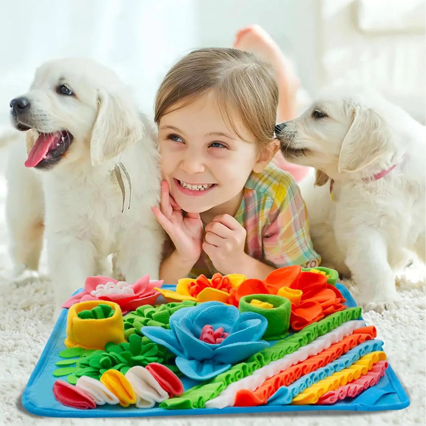 π§ πΎ Snuffle Mat for Dogs β Anti-Choke Nosework Feeding Pad & Training Blanket | Interactive Puzzle Toy for Slow Eating & Stress Relief π