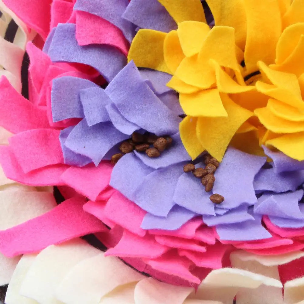 🧠🐶 Dog Snuffle Mat – Anti-Choke Slow Feeder & Training Pad for Cats & Dogs | Nose Work Puzzle Blanket for Stress Relief 🎾🍽️