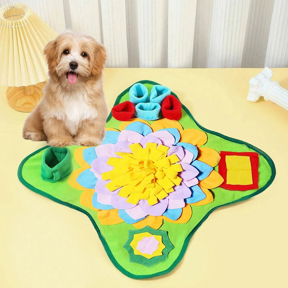Dog Snuffle Mat for Training & Stress Relief – Interactive Feeding Pad for All Breeds & Puppies