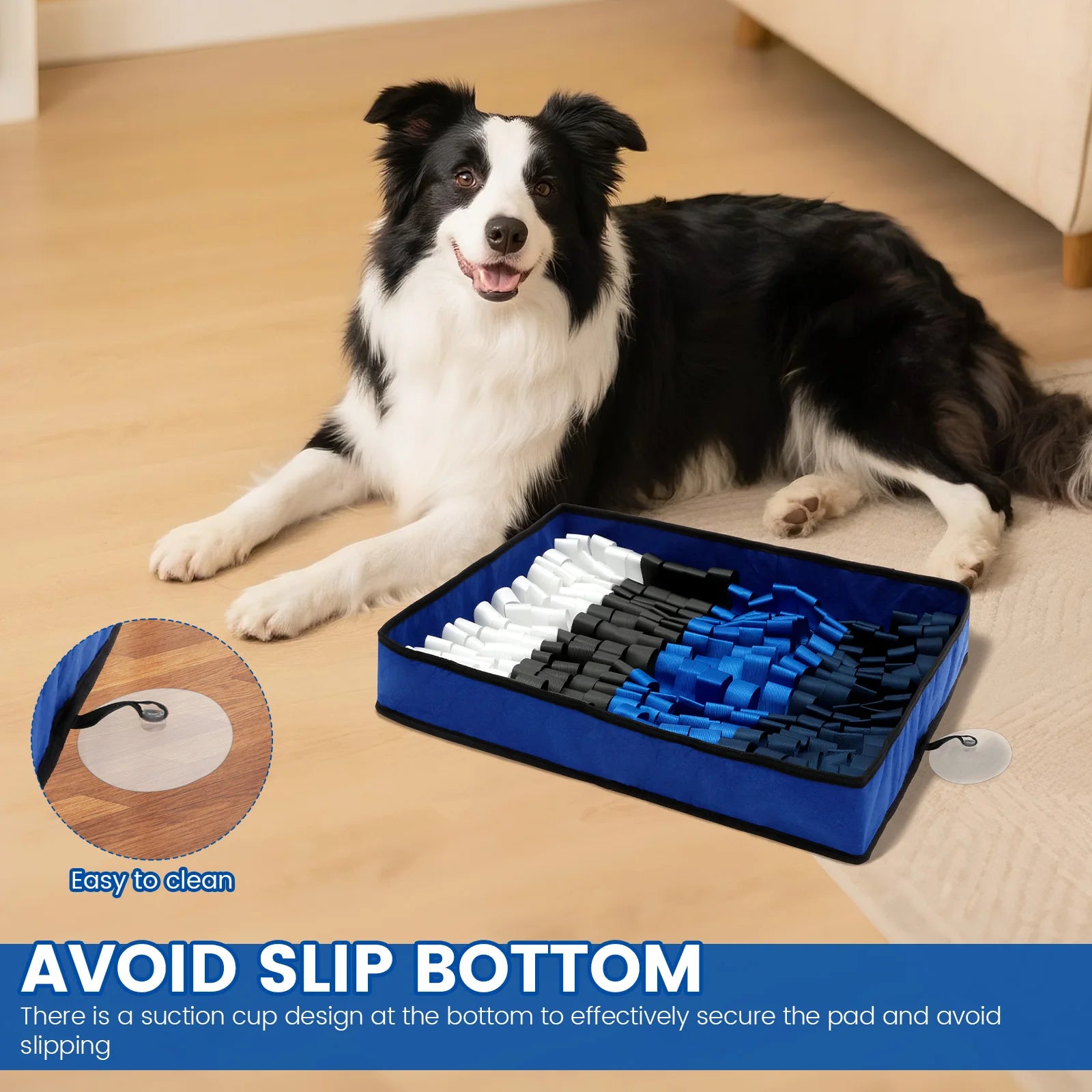 🧠🐕 Dog Snuffle Mat – Felt Rectangle Slow Feeding Pad with Anti-Slip Base & Puzzle Training Features 🍖🐾