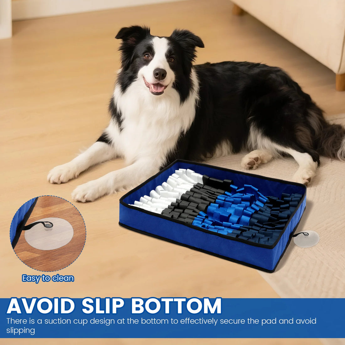 🧠🐕 Dog Snuffle Mat – Felt Rectangle Slow Feeding Pad with Anti-Slip Base & Puzzle Training Features 🍖🐾