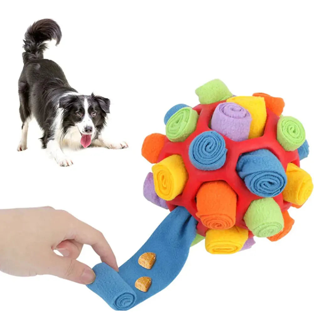 🐾 Interactive Dog Snuffle Ball – Enrichment Training & Boredom Relief Toy for All Breeds 🐾