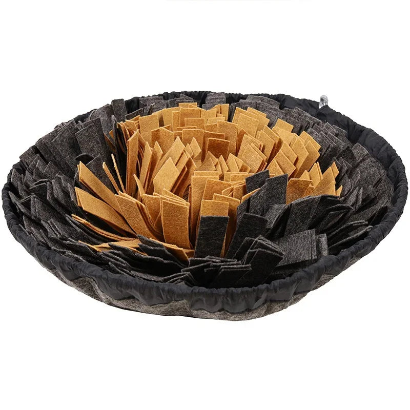 🧠🐕 Dog Snuffle Mat – Interactive Feeding Puzzle Blanket for Dogs | Nosework Training Pad to Release Stress & Slow Eating 🦴🍖