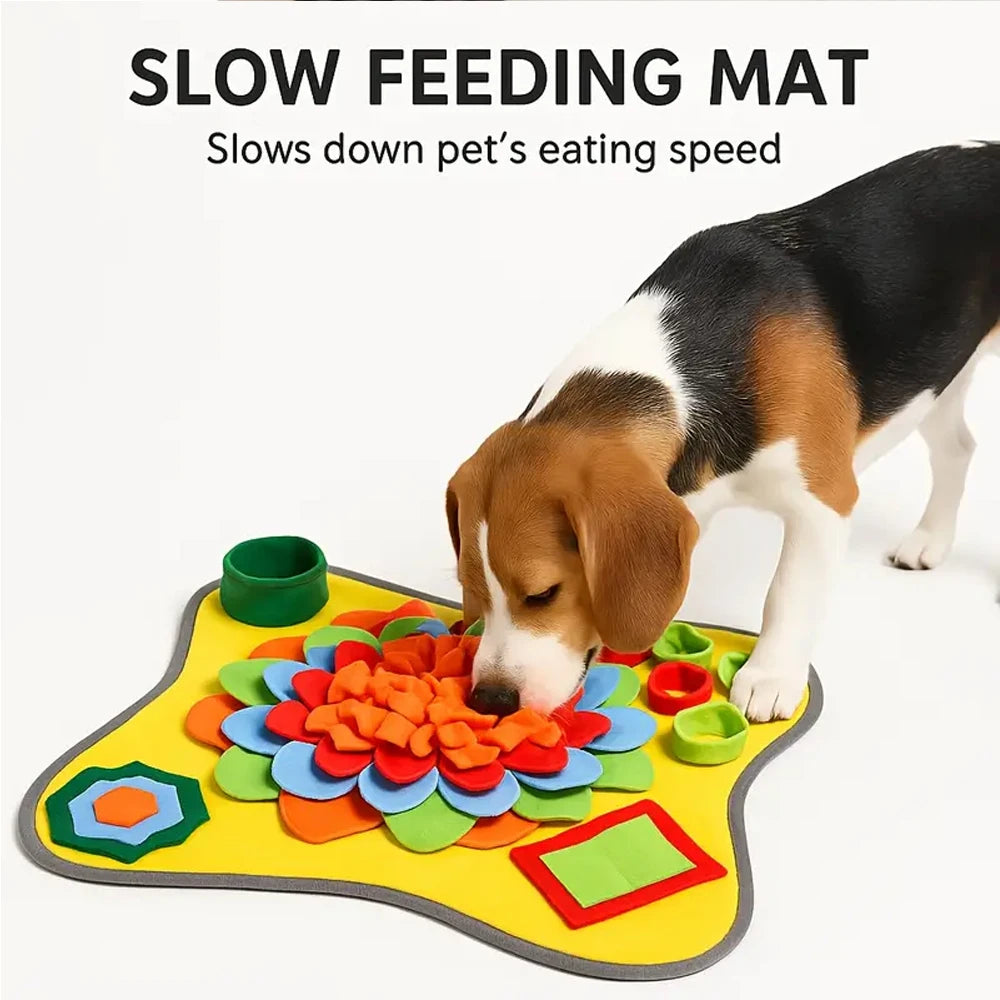 Dog Snuffle Mat for Training & Stress Relief – Interactive Feeding Pad for All Breeds & Puppies