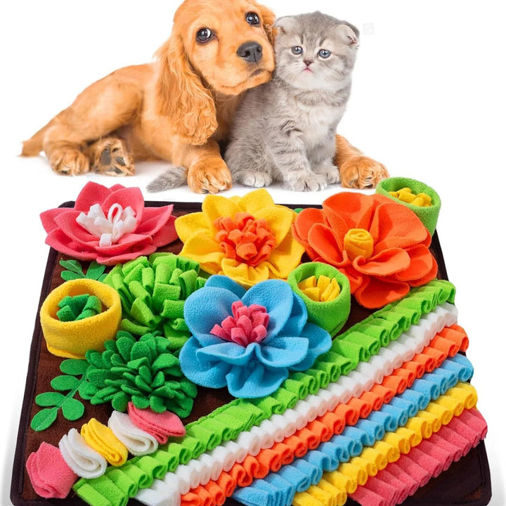 🧠🐾 Snuffle Mat for Dogs – Anti-Choke Nosework Feeding Pad & Training Blanket | Interactive Puzzle Toy for Slow Eating & Stress Relief 🍖