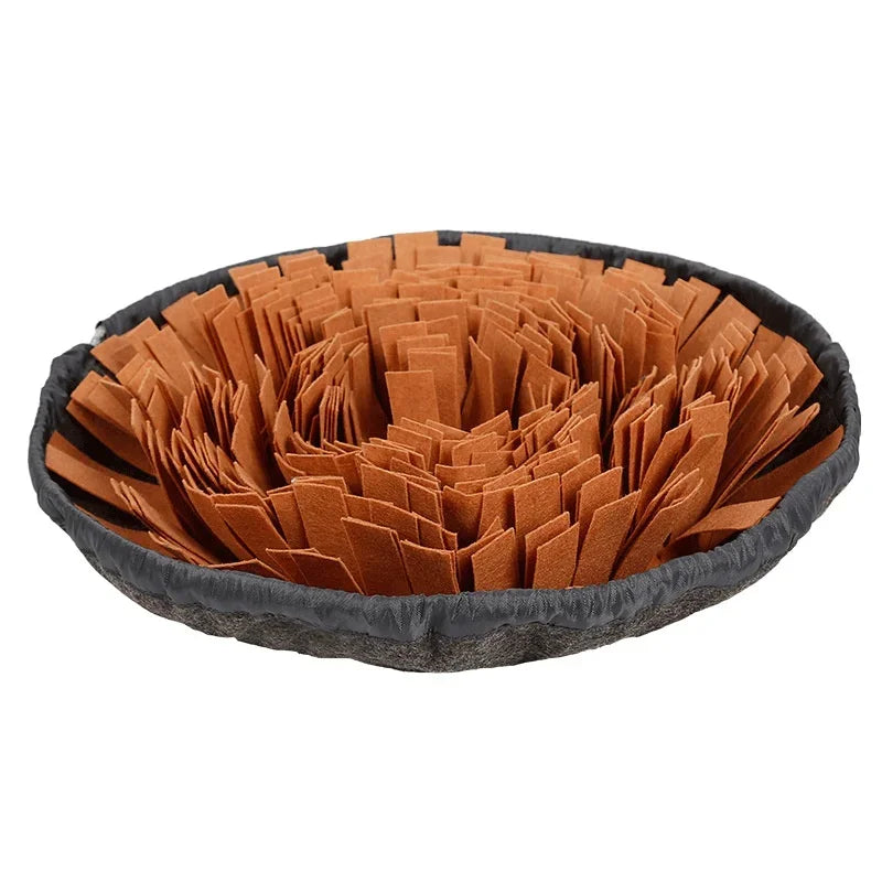 🧠🐕 Dog Snuffle Mat – Interactive Feeding Puzzle Blanket for Dogs | Nosework Training Pad to Release Stress & Slow Eating 🦴🍖