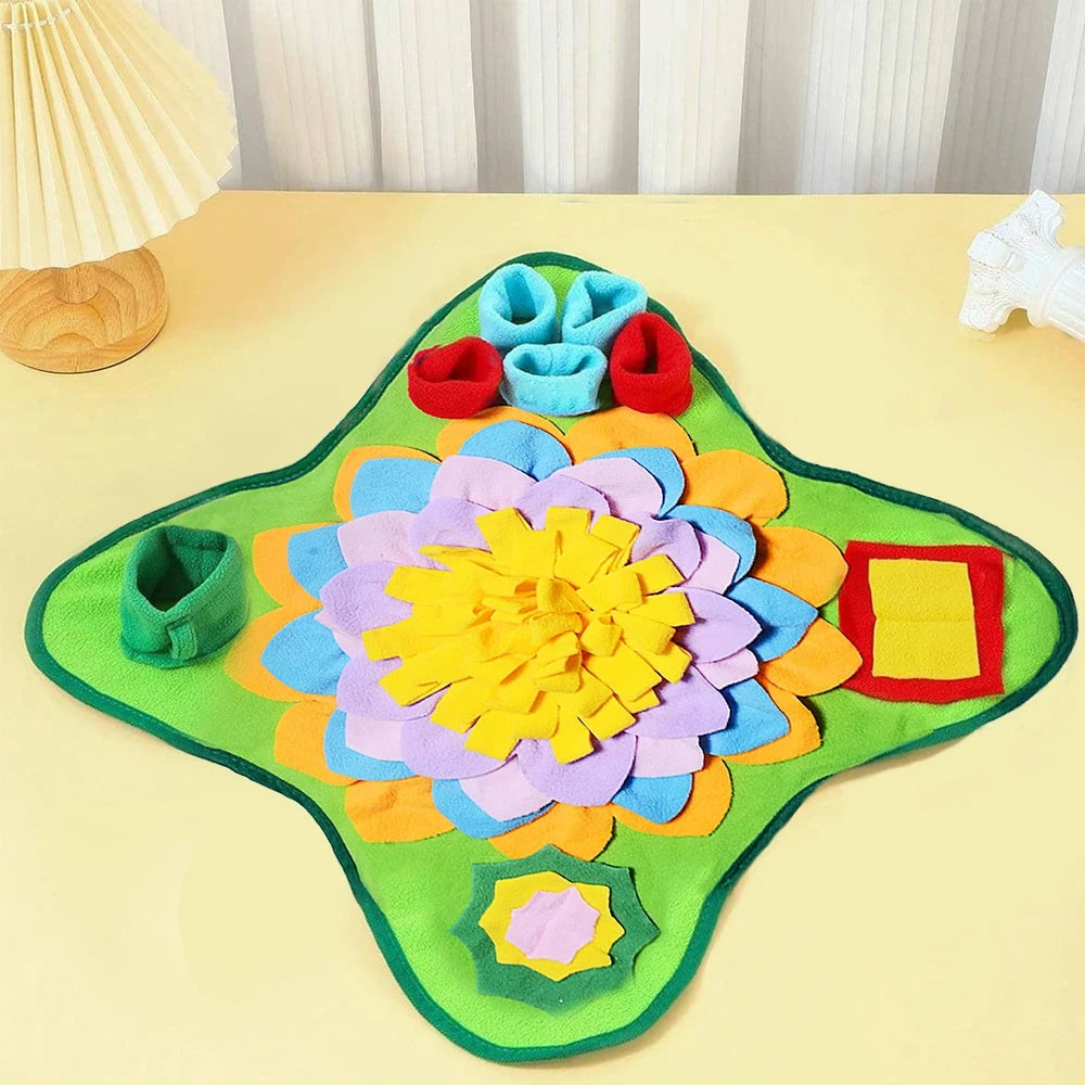 Dog Snuffle Mat for Training & Stress Relief – Interactive Feeding Pad for All Breeds & Puppies