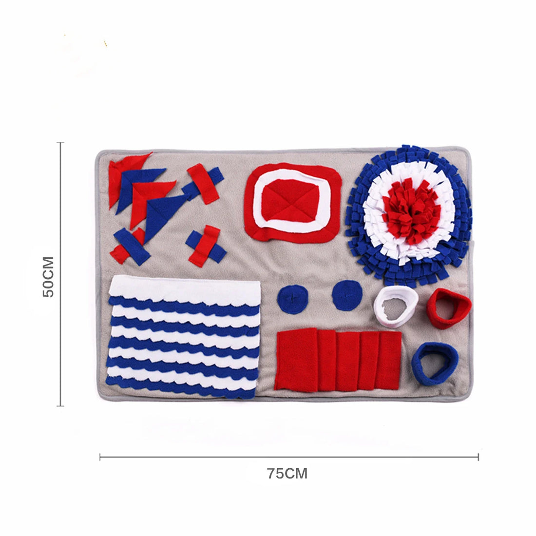 🧠🐶 Dog Sniffing Mat – Interactive Training Blanket & Nosework Puzzle | Feeding Pad for Dogs to Relieve Stress & Encourage Play 🎾🍖